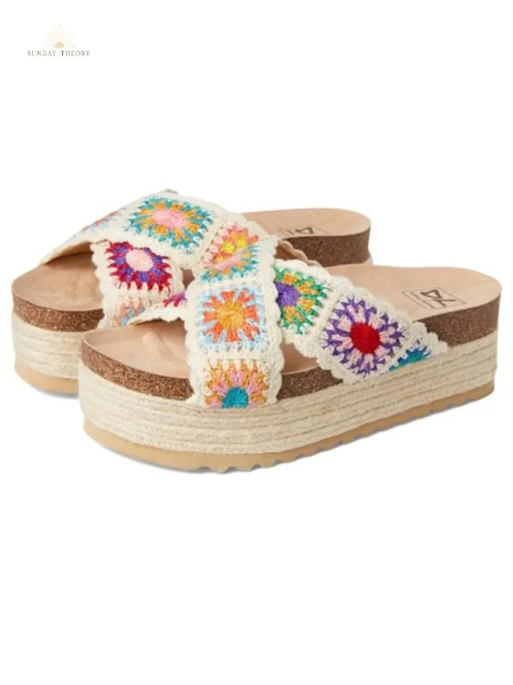 Womens Espadrille Wedge Sandals Platform Ankle Strap Cushioned Open Toe